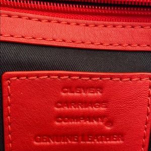 Clever Carriage Company Red bag